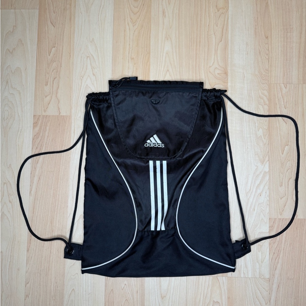 Adidas Black and White Sports Sack